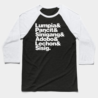 Filipino Foodie v2 Baseball T-Shirt